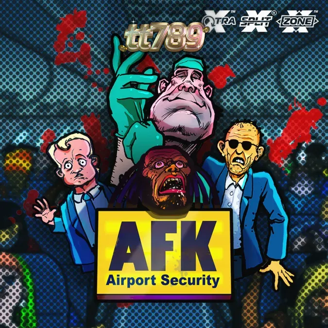 Tampilan visual slot AFK Airport Security dengan tema bandara